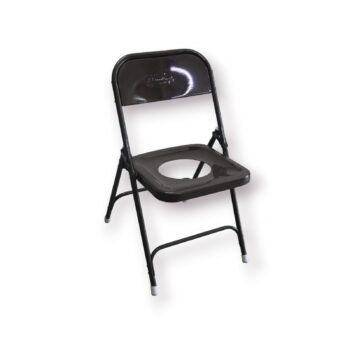 Iron Foldable Toilet & Commode Chair – Durable & Portable Design